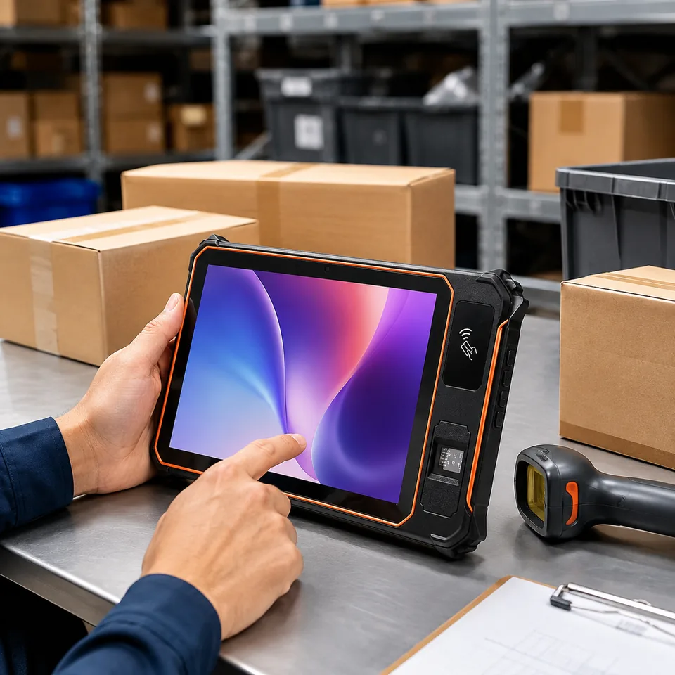 OEM Android tablet used in a professional deployment