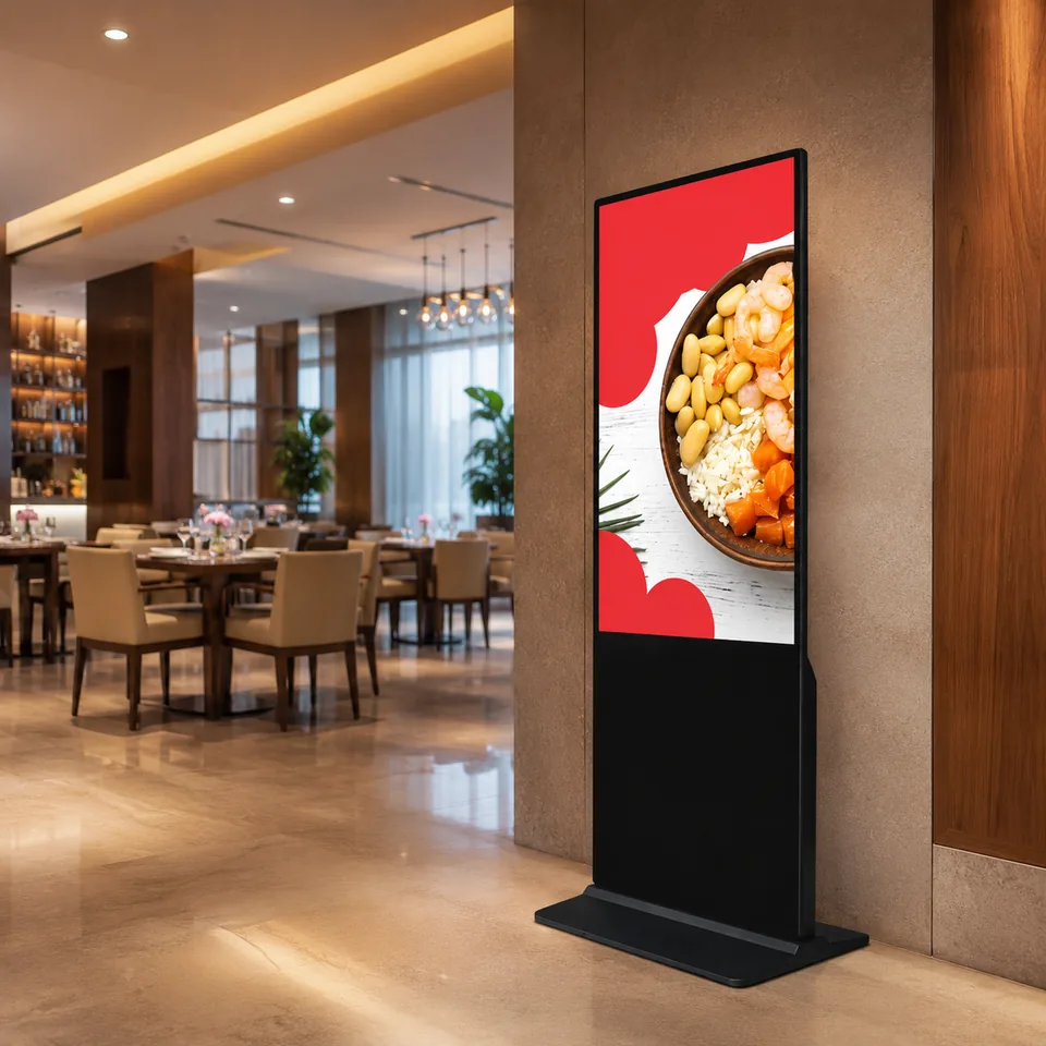 Commercial digital signage display in a professional environment